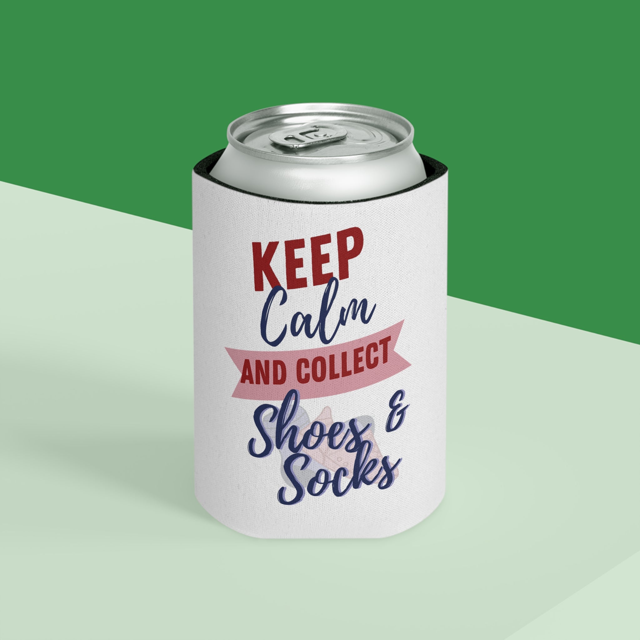 Collect Shoes & Socks Can Cooler