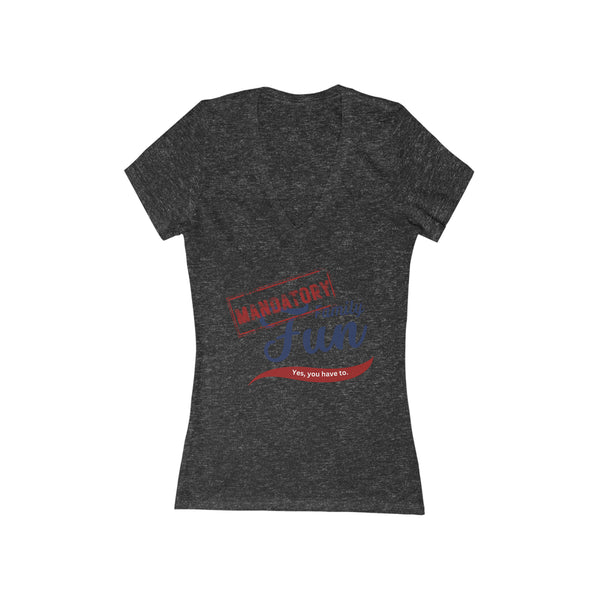 Mandatory Family Fun Required - Women's Deep V-Neck