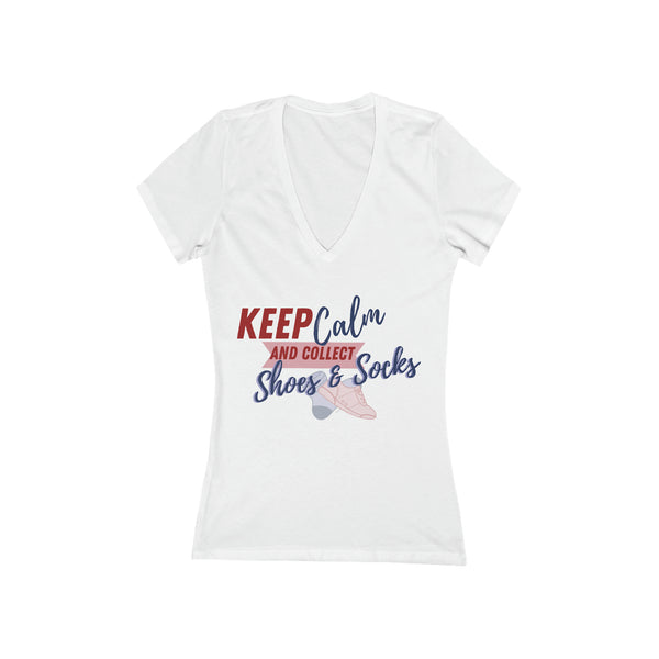 Collect Shoes & Socks Women's Deep V-Neck Tee